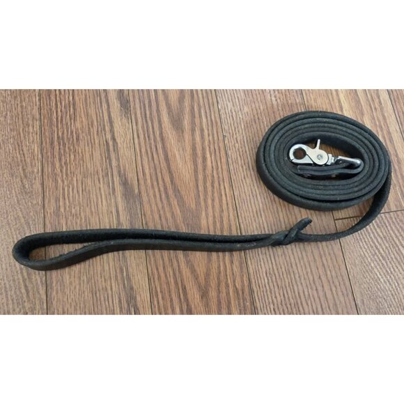 Genuine Leather Dog Leash 6 ft 7" x 3/4" x.15" Swivel Trigger Snap Hook M/L Dogs - Picture 3 of 6